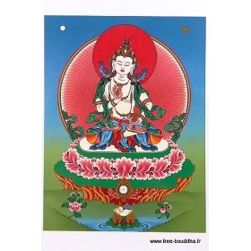 Carte postale bouddhiste VAJRASATTVA DORJE SEMPA Cartes postales bouddhistes CPB5