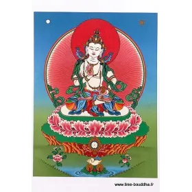 Carte postale bouddhiste VAJRASATTVA DORJE SEMPA - Cartes postales bouddhistes