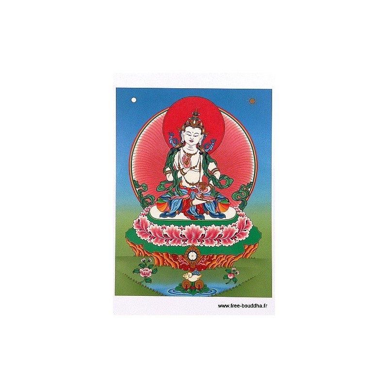Carte postale bouddhiste VAJRASATTVA DORJE SEMPA Objets rituels bouddhistes CPB5