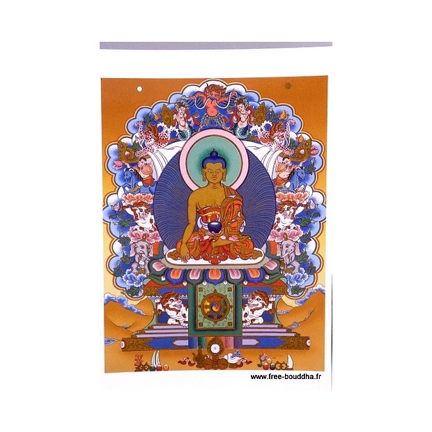 Carte postale bouddhiste SAKYAMOUNI Cartes postales bouddhistes CPB9