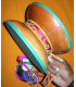 Damaru tibétain de rituel 23 cm Instrument de musique Bouddhiste DAMA23