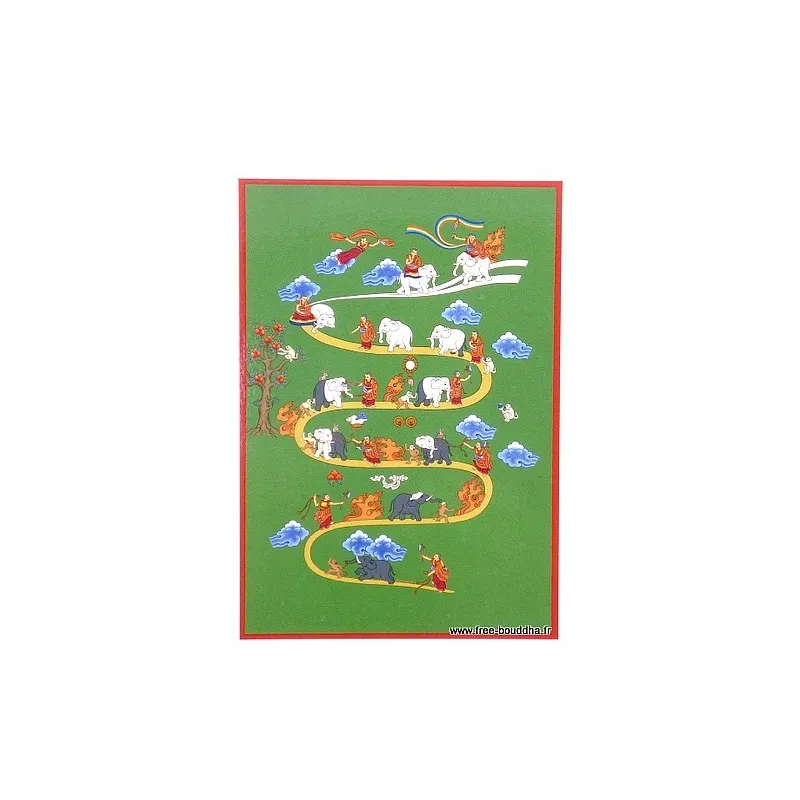 Carte postale bouddhiste CHEMIN DE SAMATHA - Cartes postales bouddhistes