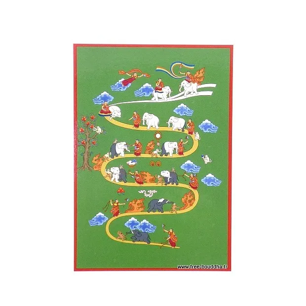 Carte postale bouddhiste CHEMIN DE SAMATHA - Cartes postales bouddhistes