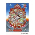 Carte postale bouddhiste ROUE DE LA VIE Cartes postales bouddhistes CPB35