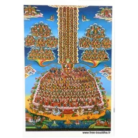 Carte postale bouddhiste ARBRE AU REFUGE - Cartes postales bouddhistes