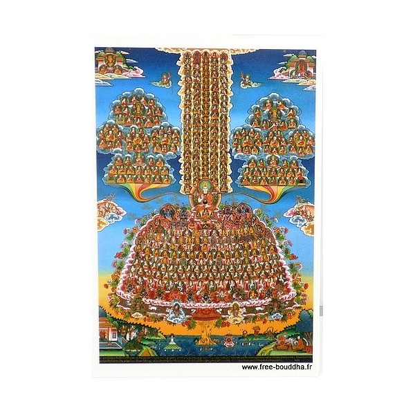 Carte postale bouddhiste ARBRE AU REFUGE Cartes postales bouddhistes CPB31