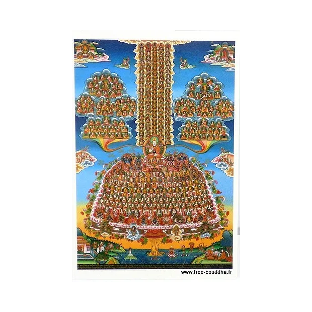 Carte postale bouddhiste ARBRE AU REFUGE - Cartes postales bouddhistes