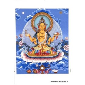 Carte postale bouddhiste PRAJNAPARAMITA Cartes postales bouddhistes CPB27
