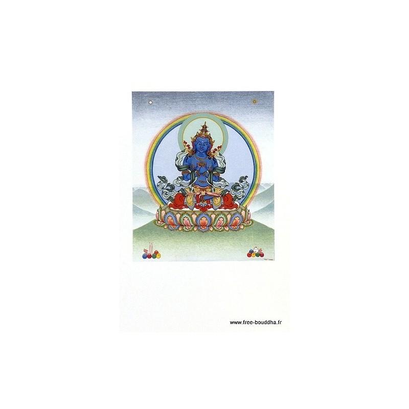 Carte postale bouddhiste VAJRADHARA Objets rituels bouddhistes CPB28