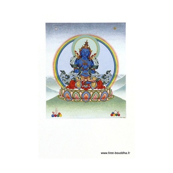 Carte postale bouddhiste VAJRADHARA Objets rituels bouddhistes CPB28