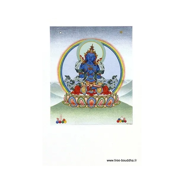 Carte postale bouddhiste VAJRADHARA - Cartes postales bouddhistes