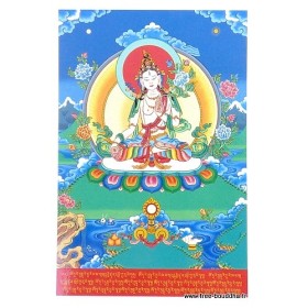 Carte postale bouddhiste TARA BLANCHE Cartes postales bouddhistes CPB29