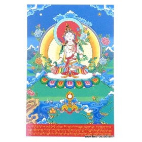 Carte postale bouddhiste TARA BLANCHE Objets rituels bouddhistes CPB29