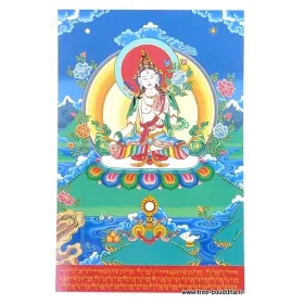Carte postale bouddhiste TARA BLANCHE - Cartes postales bouddhistes