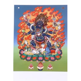 Carte postale bouddhiste MAHAKALA - Cartes postales bouddhistes