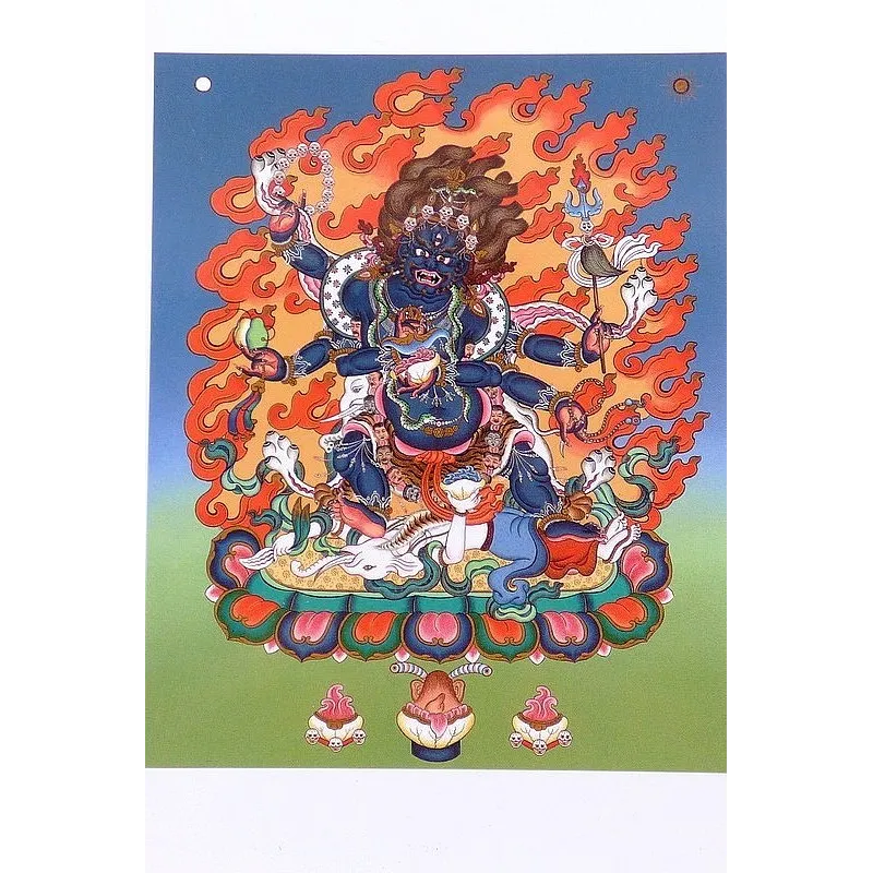 Carte postale bouddhiste MAHAKALA - Cartes postales bouddhistes