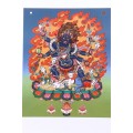 Carte postale bouddhiste MAHAKALA Cartes postales bouddhistes CPB30