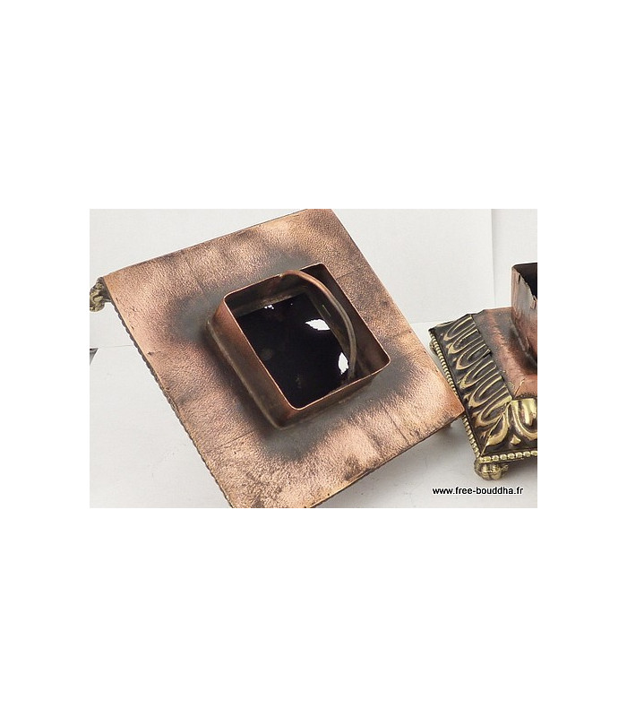 Encensoir tibétain bouddhiste PAGODE Brûleurs et porte-encens ref 4052