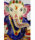 Artisanat népalais statuette Ganesh peinte à la main Objets Ganesh STA75.1