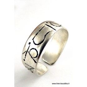 Bague tibétaine MANTRA sanskit Bagues tibétaines bouddhistes ref 4303