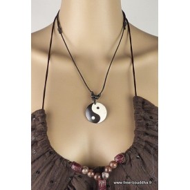 Bijou pendentif tibétain Ying Yang Bijoux tibetains bouddhistes AAP12