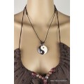 Bijou pendentif tibétain Ying Yang Bijoux tibetains bouddhistes AAP12