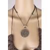 Bijou tibétain pendentif réversible Kalachakra Bijoux tibetains bouddhistes AAP13