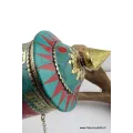 Moulin à prières bouddhiste Yeux de Bouddha 30 cm - Moulins à Prières tibétains