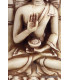 Statuette Bouddha posé sur main Statuettes Bouddhistes ref SDM