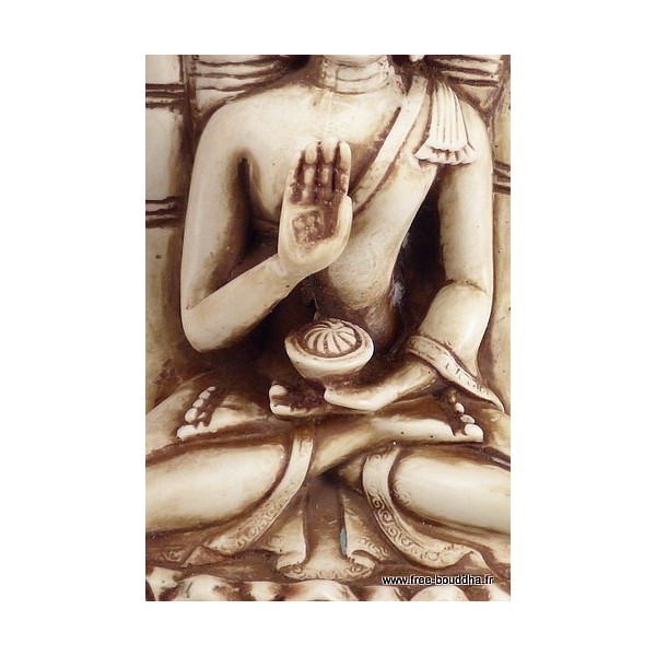 Statuette Bouddha posé sur main Statuettes Bouddhistes ref SDM