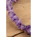 Bracelet perles chips AMETHYSTE - Bracelet baroque en Pierre Naturelle