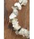 Bracelet perles chips QUARTZ RUTILE Bracelet baroque en Pierre AGA8