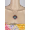 Pendentif tibétain réversible Om et Kalachakra Bijoux tibetains bouddhistes BHP43.2