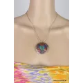 Pendentif bouddhiste Om kalachakra 2 faces - Pendentifs tibétains bouddhistes