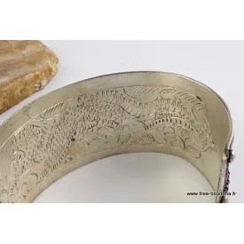 Jonc bouddhiste filigrane - Artisanat du Népal - Bracelets tibétains bouddhistes
