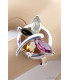 Bague Papillon Tourmalines T 57 Bijoux en Tourmaline Rose QC16.2