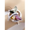 Bague Papillon Tourmalines T 57 Bijoux en Tourmaline Rose QC16.2