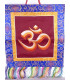 Tenture tibétaine om indien bordeau Tentures tibétaines Bouddha TENOH2
