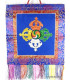 Tenture tibétaine double dorjé bleue Tentures tibétaines Bouddha BRO2