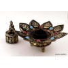 Brûleur d'encens tibétain 8 SIGNES AUSPICIEUX Brûleurs et porte-encens REF 3733.3