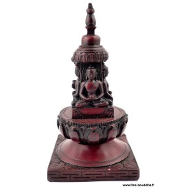 Stupa bouddhiste en résine 15 cm Statuettes Bouddhistes STUPA49