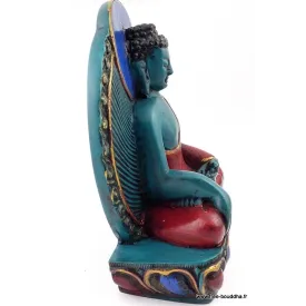 Statuette bouddhiste Bouddha de Médecine - Statuettes bouddhistes tibétaines artisanales