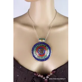 Gros Pendentif tibétain BOUDDHA - Pendentifs tibétains bouddhistes