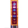 Tenture tibétaine 7 chakras bordeau Tentures tibétaines Bouddha SEPTCHA