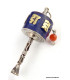 Pendentif tibétain moulin à prières en lapis lazuli Moulins à Prières tibétains ref 42C
