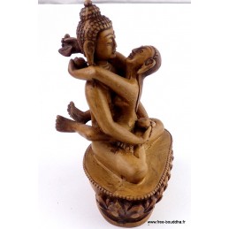 Artisanat tibétain statuette Bouddha SHAKTI 13 cm (Samantabhadra) Objets rituels bouddhistes SHAKTI2