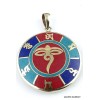 Pendentif bouddhiste réversible Om Tibétain Bijoux tibetains bouddhistes ref36.2
