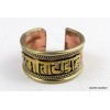 Bague bouddhiste MANTRA DE CHENREZI 59/66 Bagues tibétaines bouddhistes BT53