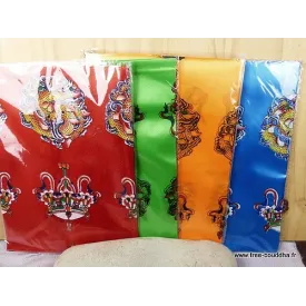 Khata tibétaine satin coloré - Objets rituels bouddhistes