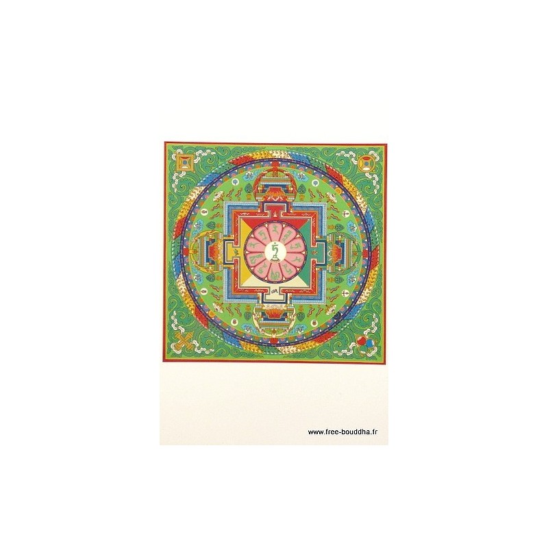 Carte postale bouddhiste CITTAMANI TARA Objets rituels bouddhistes CPB37